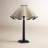 Monika 24.5" Resin and Rattan Table Lamp