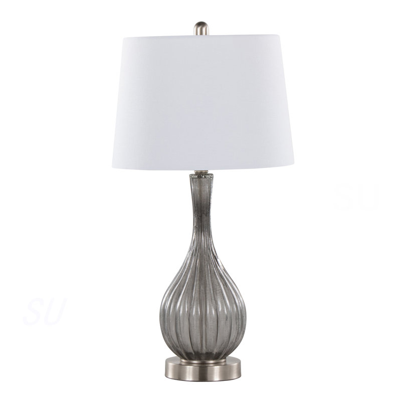 Lampe de table 27 po Jenny, Transparent
