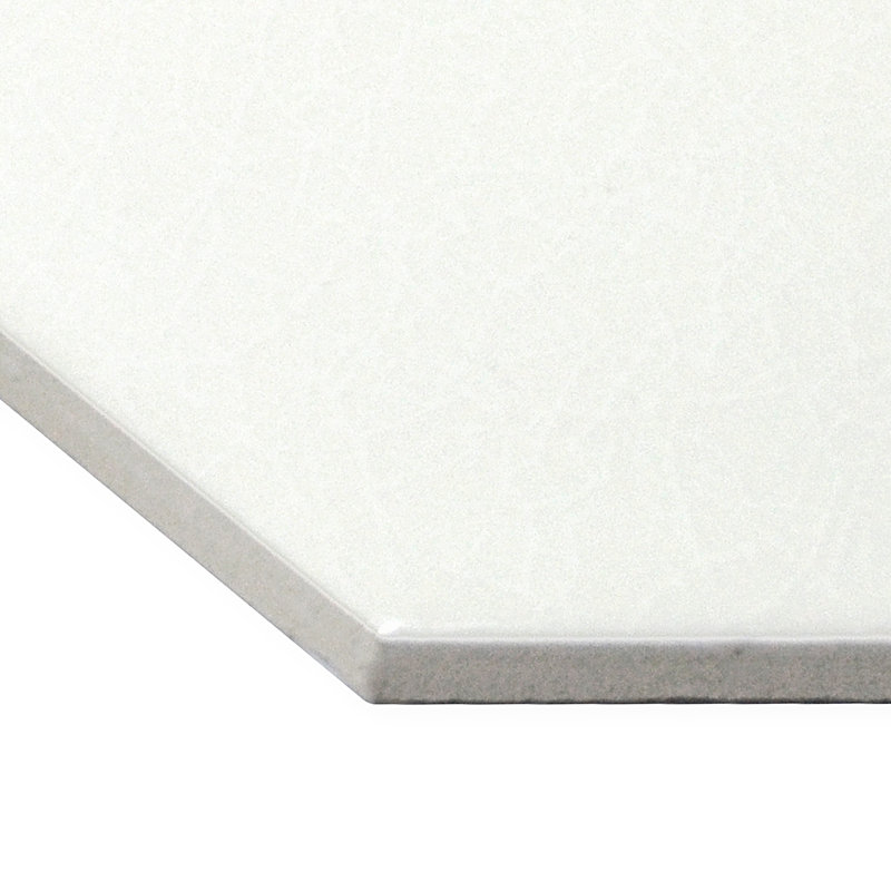 Carreau de céramique de style salon 3 po x 12 po Saloni, Blanc