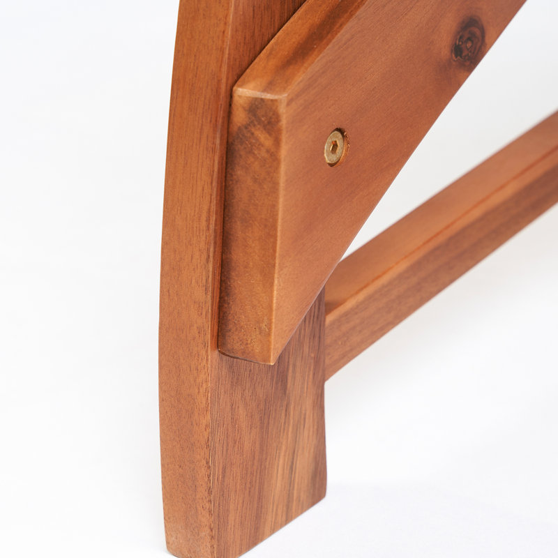4 chaises de patio avec coussin, siège en bois et dossier à lattes, siège d'extérieur blanc crème 4 pièces, repose-pieds