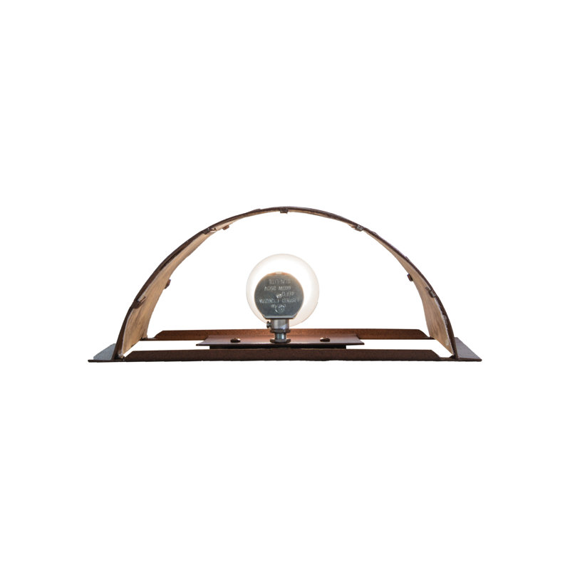 Rustic Lodge Flush Mounted Sconce