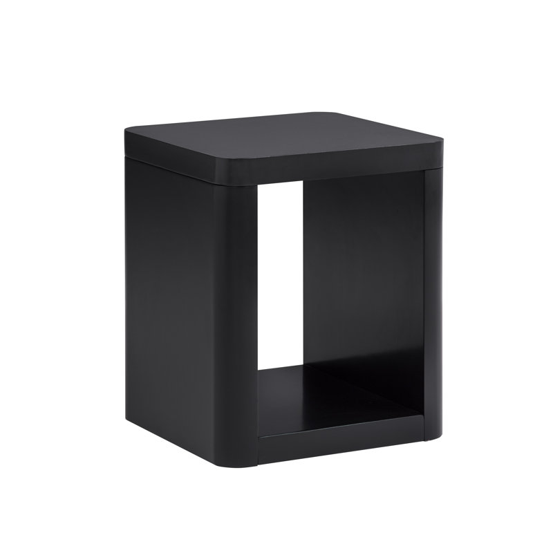Noah Black Side Table, Black