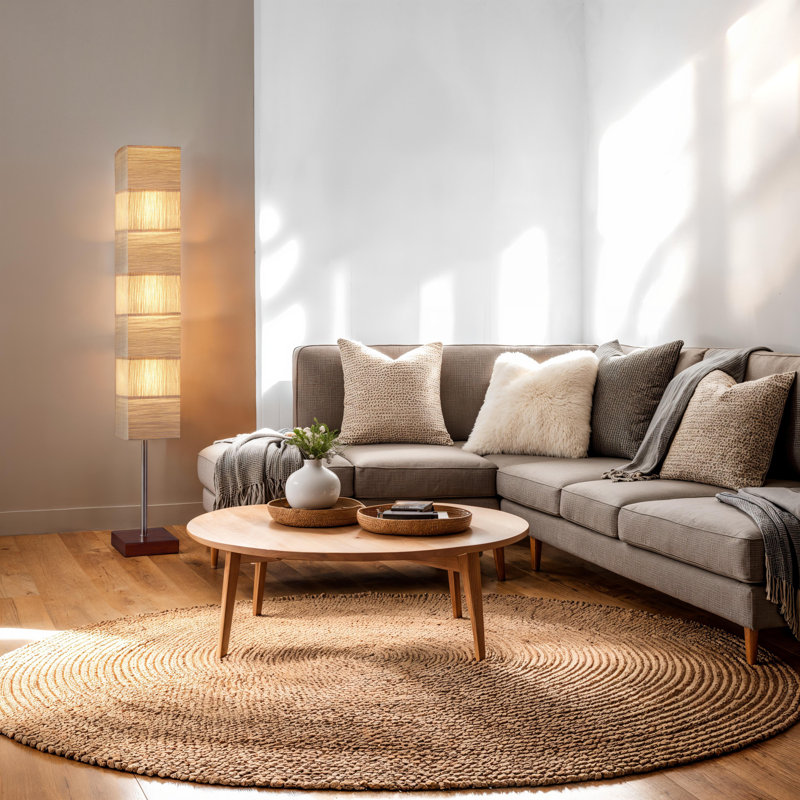 Lampe sur pied colonne 72 "Zana