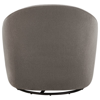 Miley Oversized Upholstered Swivel Accent Chair