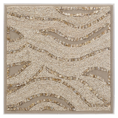 Big Wave Handmade Shell Wall Decor