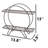 2-Tier Metal Wall Shelf