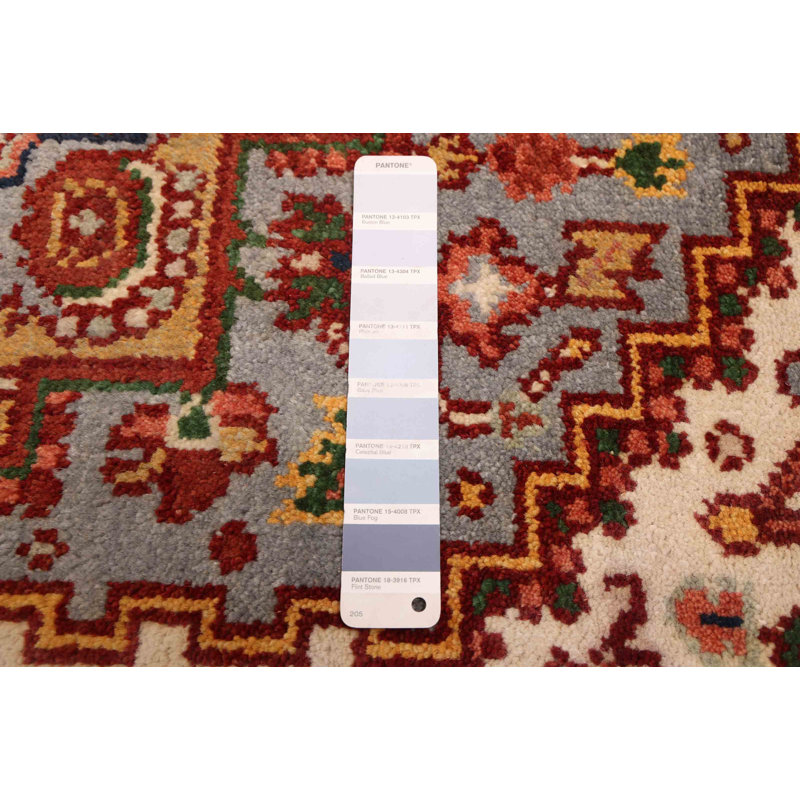 Tapis bleu Serapi Heritage 3 pi 10 po x 6 pi 1 po