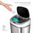 Nine Stars 21 Gallon Stainless Steel Motion Sensor Trash Can
