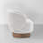 Modern Swivel Barrel Chairs With Wood Base-60020965