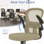 Ergonomic office chairs and computer chairs with adjustable lumbar support, 360° rotatable bases, thickened seat cushions and adjustable armrests, suitable for both and office use-2002742711