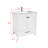 Anvay 30 in. Single Sink Freestanding Bath Vanity in Matte White with Carrara Quartz Top-1976446095-1974426580