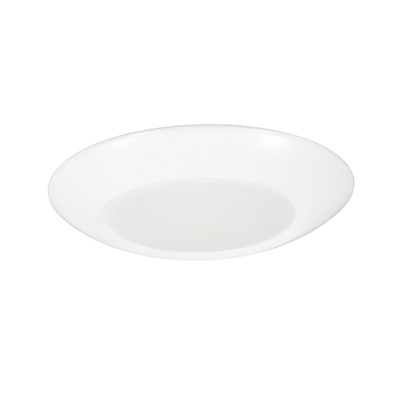  Plafonnier encastré 1 lumière DEL 7,38 po, 5000 K