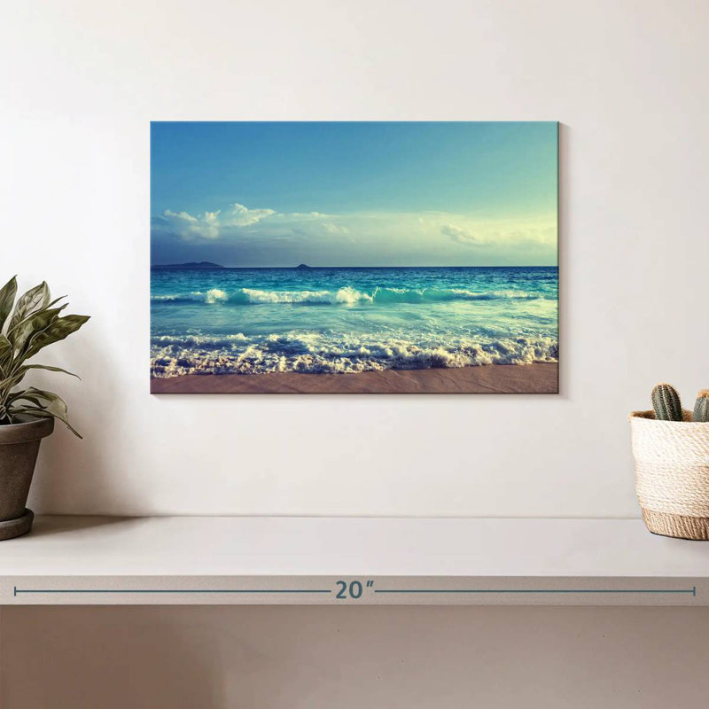 Gillard Seychelles Beach Waves, H 8 po x l 12 po