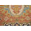 Tapis de couloir indien orange en laine 3x8