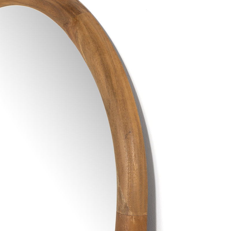 Gulliver Flat Mirror, Smoked Acacia