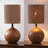 Abram 22.75" Rustic Bohemian Resin/Metal Round Table Lamp with Paper Rope Shade-1448780372
