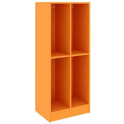 Double Wide Four Compartment Classroom Cabinet Locker