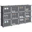 24 Pair Stackable Overdoor Shoe Organiser