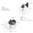 Hunter Saddle Creek 1 Light Sconce Wall Light Fixture-73725732-73725731
