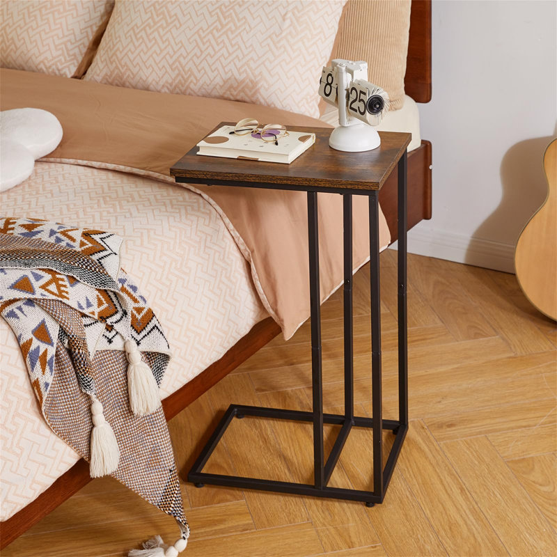 End Table, Brown, Black