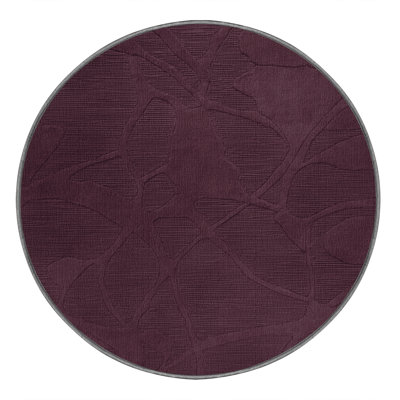 Machine Washable Abstract Brown Area Rug