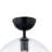 Greenly Semi-Flush Mount, Black