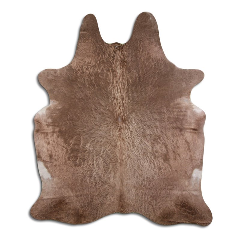 Cowhide Rug Exotic Champagne