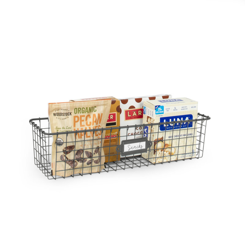 Rebrilliant Decorative Basket, 4" H x 16" W x 5.5" D