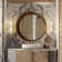 20" Dimmable Wall Mounted Sconce with Alabaster Shade (Set of 2)