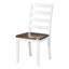 Ensemble de table de salle à manger rustique avec chaises ergonomiques et banc