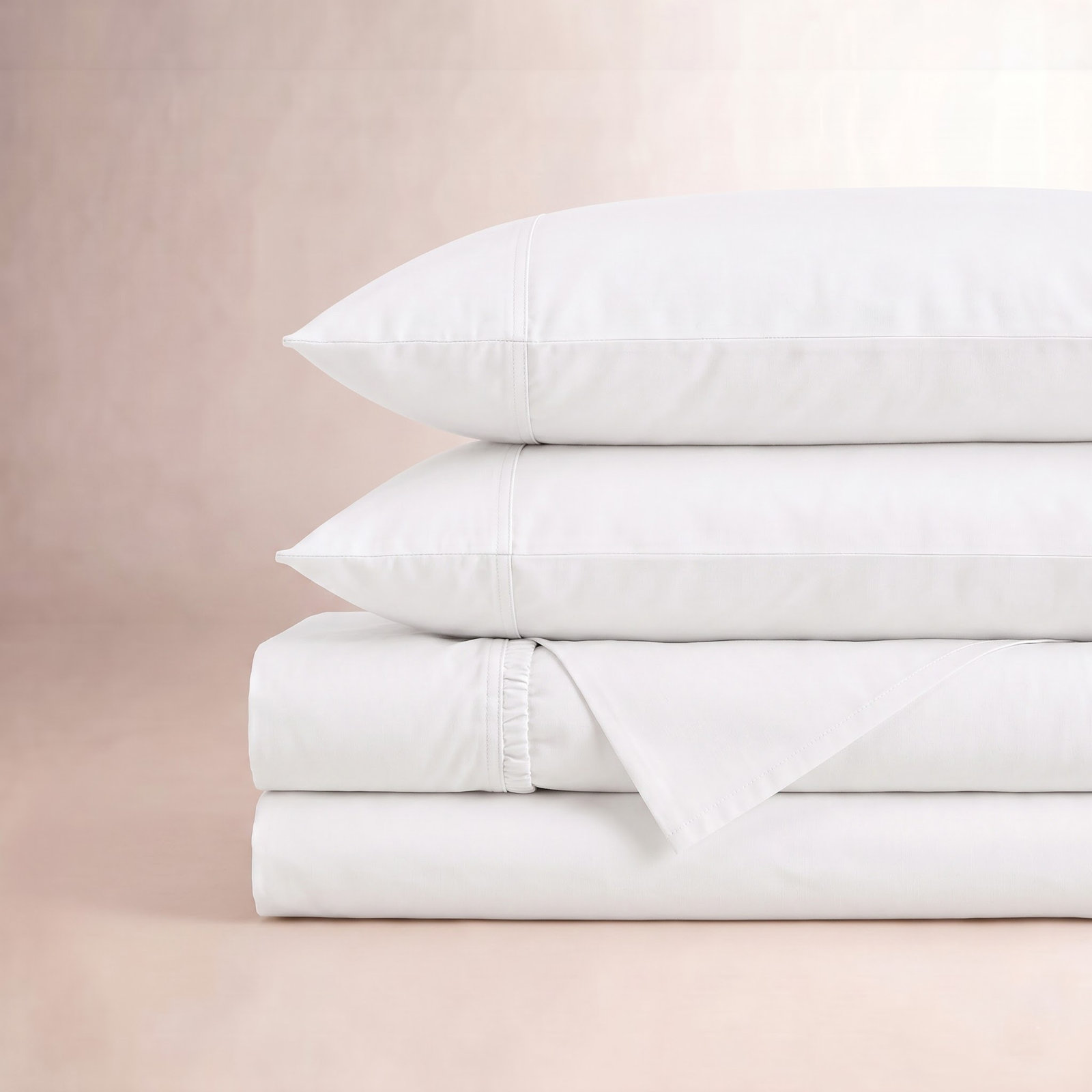 Cotton Flannel Sheet Set, Ivory, Full Sheet Set with 2 Pillowcases