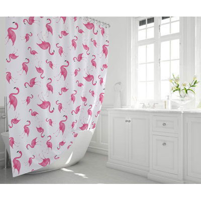 Summer Lemon Ultra-Thin Lightweight Shower Curtain