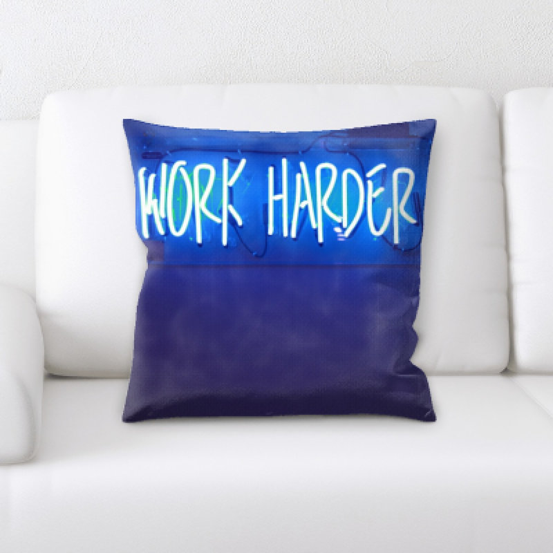 Coussin décoratif travail difficile