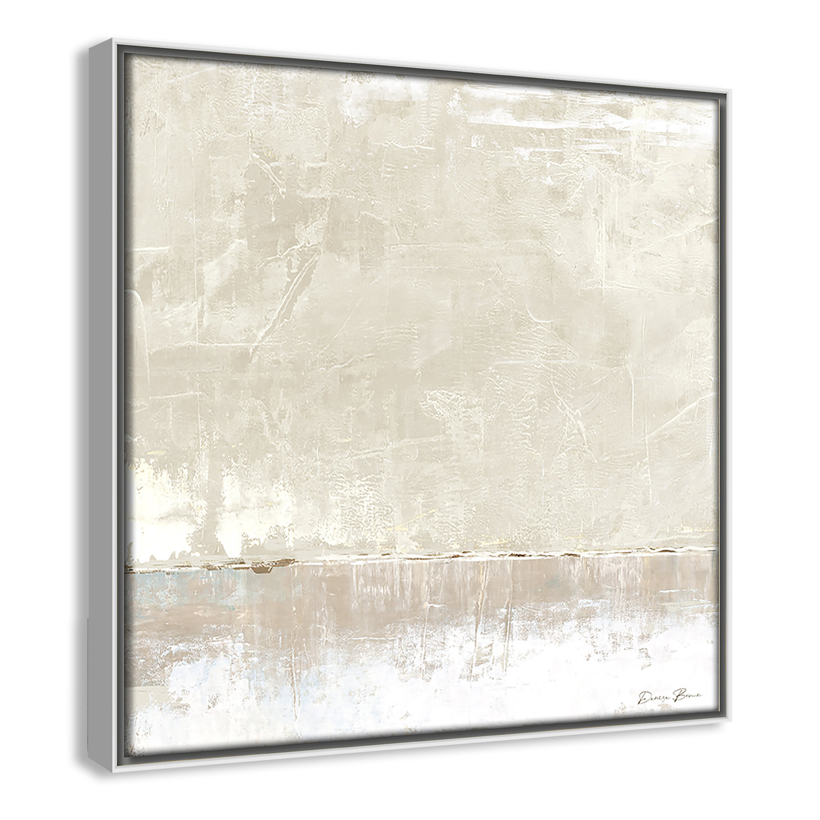 Delevan "Better Days" Print, 13.5" H x 13.5" W, White
