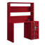 Bureau et plateau en fer Cargo