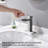 Single-handle Bathroom Faucet with Drain Assembly-72977659