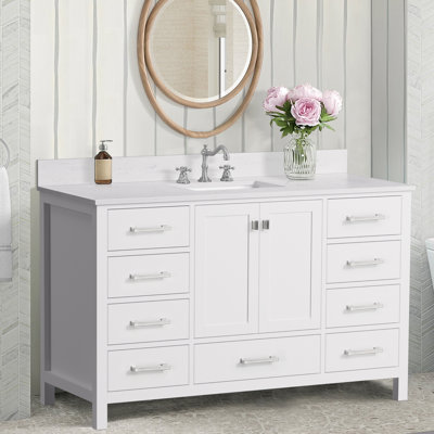 Stemple 54" Bathroom Vanity With Single Sink