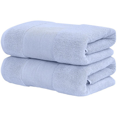 Ensemble de draps de bain 100% coton Zero-Twist de Modern Cloud - super absorbants et à séchage rapide - 500 g / m² - doux et moelleux