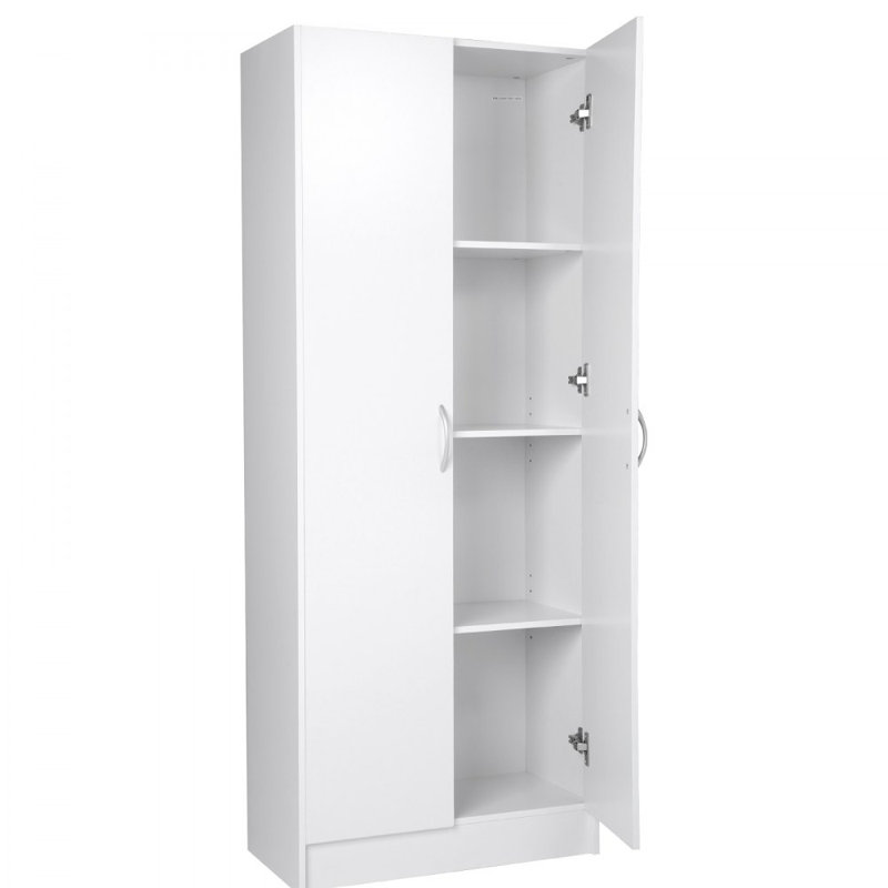 Kitchen Pantry Cabinet 60" Tall Food Pantry Storage Cabinet 110LB Loading