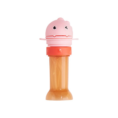 Bouteille d'eau Mignon dinosaure pour bébé Adaptateur de bouteille d'eau Couvercle de gobelet pour bouteilles d'eau Convertisseur de bec portatif pour tout-petit avec silicone pour paille