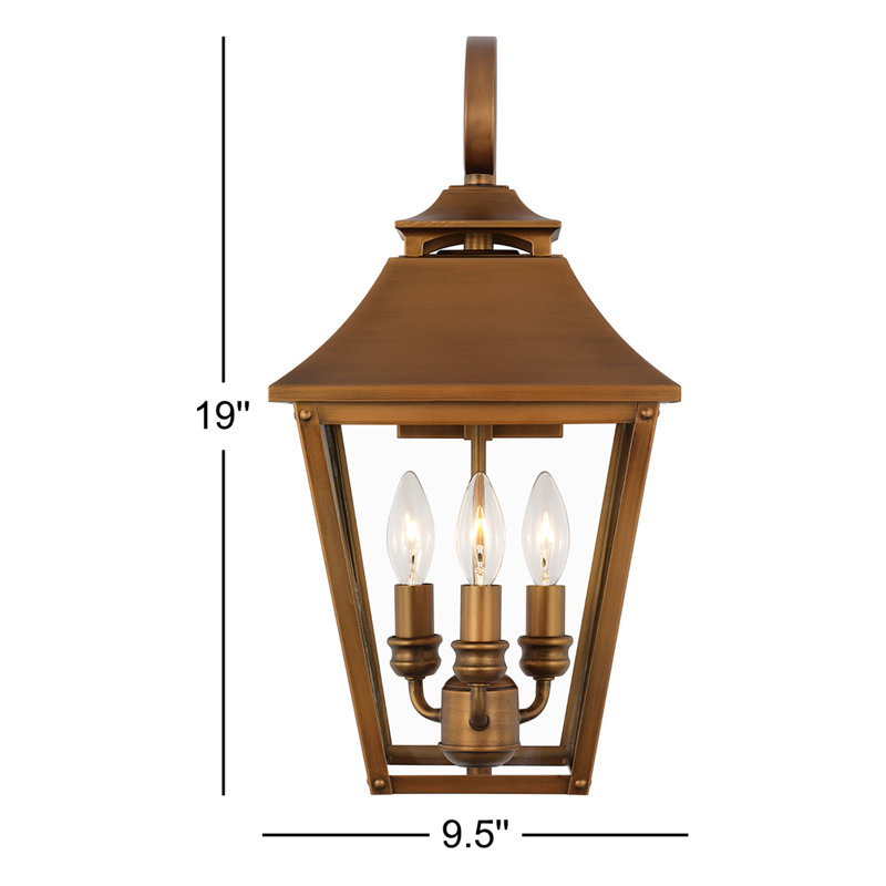 Galena 3 - Light Outdoor Wall Lantern