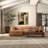 5-Piece Top-Grain Leather Modular Sectional with Ottoman-534108887-492058565