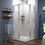 Cabine de douche carrée avec cadre inclus l 42 po x P 42 po x H 74,75 po Cornerview-49978047-38407230