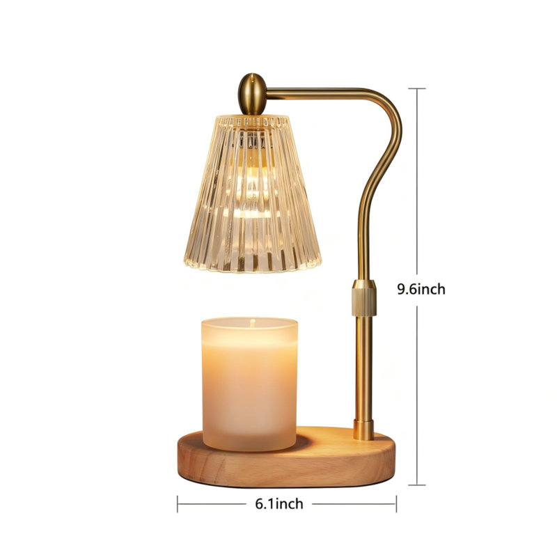 Candle Warmer Lamp, With Timer And Dimmer, Adjustable Height, Valentines Day Gifts For Her, Birthday Gifts For Women Mom, House Warming Gifts New Home Room Decor, Wax Warmer For Jar Candles