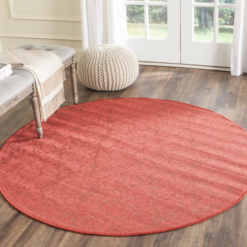 Tapis intérieur / extérieur Arneshia, Rond 6 pi 7 po