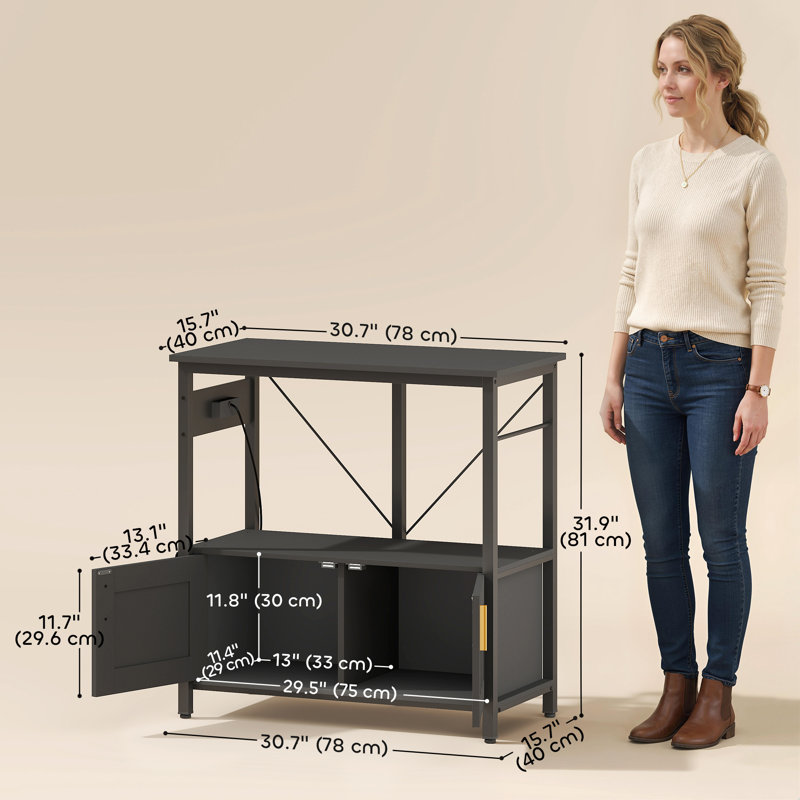 Support d'aquarium de 20 à 29 gallons, capacité d'aquarium, capacité de 330 lb, noir
