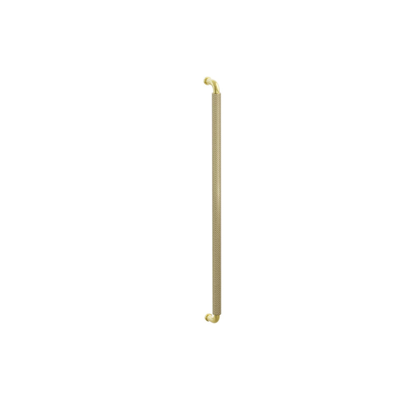 Barre moletée 24 po Emtek, Unlacquered Brass/Satin Brass