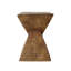 Table d'appoint charmante en béton léger avec motif de sablier torsadé-1183316387