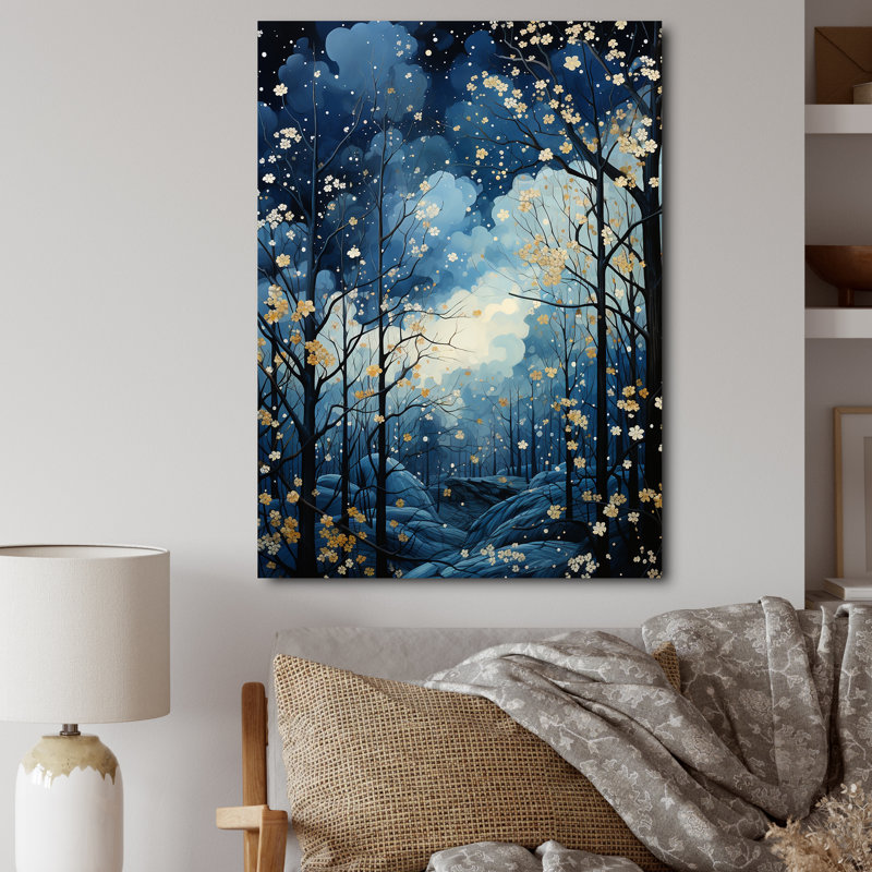 " Sky Celestial Canopy Pastoral II " Color Photography Print, 44" H x 34" W x 1.5" D, Wrapped Canvas