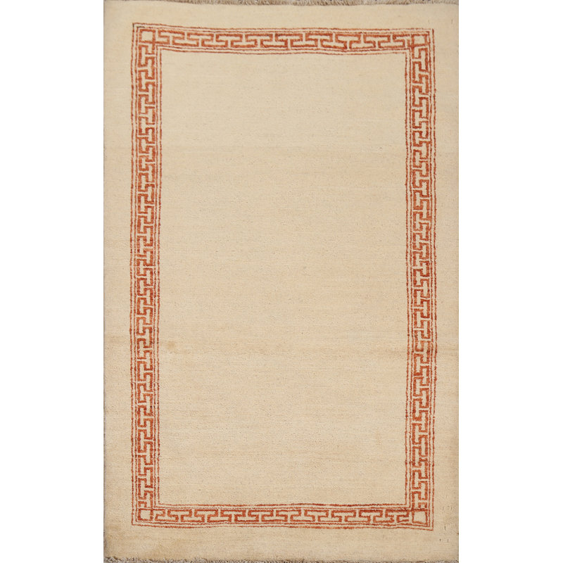 Tapis oriental Jadrien Gabbeh Kashkoli noué à la main 3 x 5